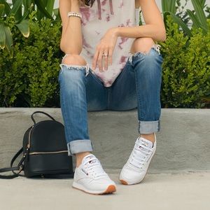 Reebok White leather Classics